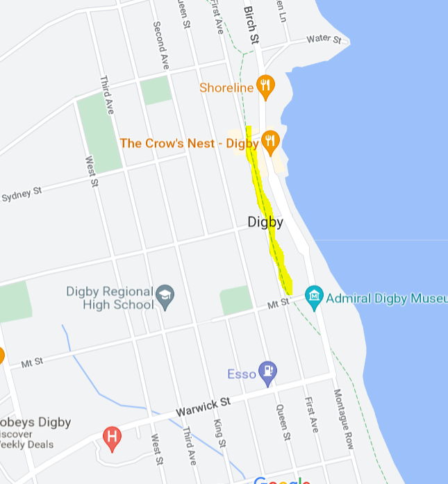 Town Of Digby Public Engagement Survey Map 